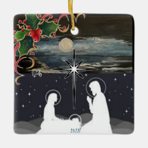 Blue Moon Nativity ornament