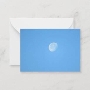 Blue Moon Note Card Notitiekaartje