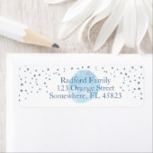 Blue Moon Oh Baby shower Etiket (Insitu)