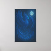 Blue Moon Phoenix · Fine Art Canvas Print (Voorkant)