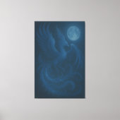 Blue Moon Phoenix · Fine Art Canvas Print (Voorkant)