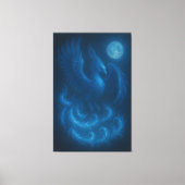Blue Moon Phoenix · Fine Art Canvas Print (Voorkant)