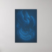 Blue Moon Phoenix · Fine Art Canvas Print (Voorkant)