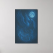 Blue Moon Phoenix · Fine Art Canvas Print (Voorkant)