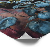 Blue Moon Pink Rose Poster (Hoek)