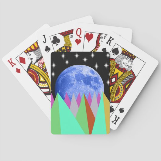 Blue Moon Pokerkaarten (Achterkant)