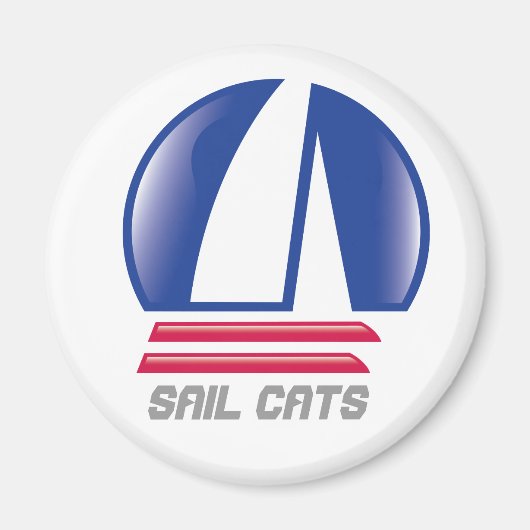 Blue Moon_Pontoon Racing_SAIL CATS Magneet (Voorkant)