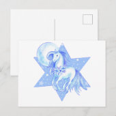 Blue Moon Pony Briefkaart (Voorkant / Achterkant)