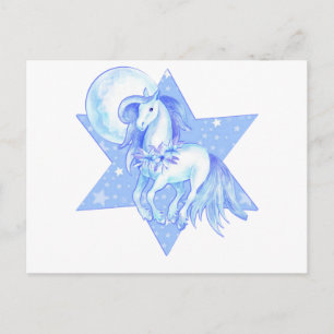 Blue Moon Pony Briefkaart