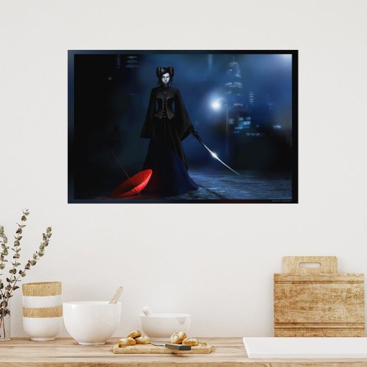 Blue Moon Poster (Keuken)