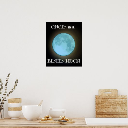 Blue Moon poster (Keuken)