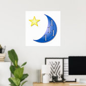Blue Moon Poster (Thuiskantoor)