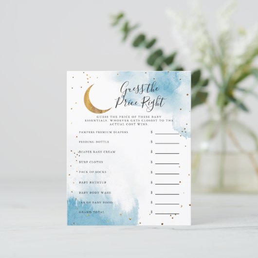 Blue Moon raadt de prijs-juiste Baby shower (Staand voorkant)