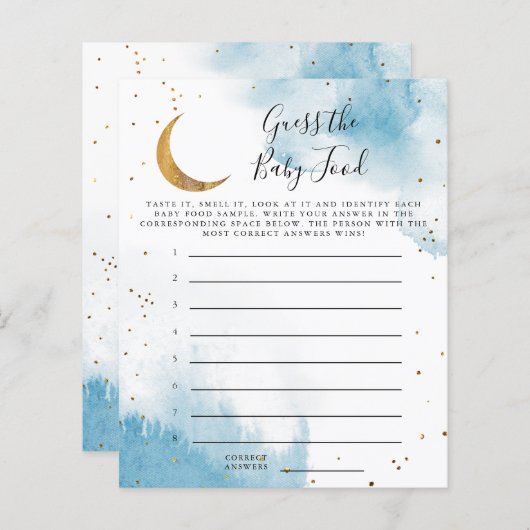 Blue Moon raadt het Baby-schoenenspel (Voorkant / Achterkant)