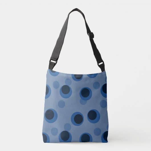 Blue Moon Ringen Crossbody Tas (Voorkant)