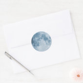 Blue Moon Ronde Sticker (Envelop)