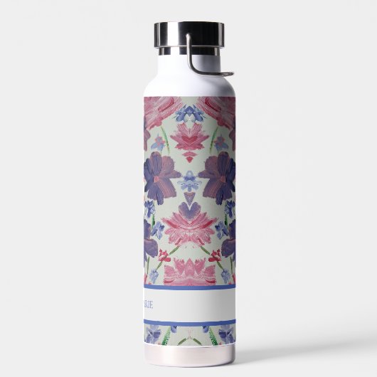 Blue Moon Roos Floral Custom Waterfles (Links)