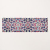 Blue Moon Roos Floral Monogram Yoga Mat (Achterkant (horizontaal))