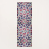 Blue Moon Roos Floral Monogram Yoga Mat (Achterkant)