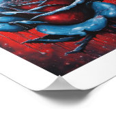 Blue Moon-Roos Poster (Hoek)