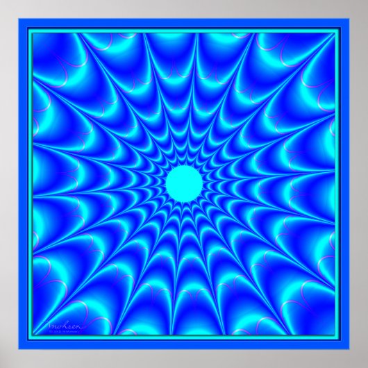 Blue Moon Shining Poster (Voorkant)