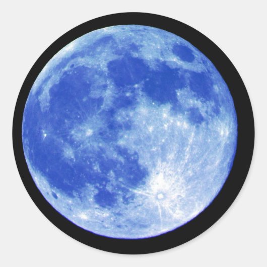 Blue Moon Sticker (Voorkant)