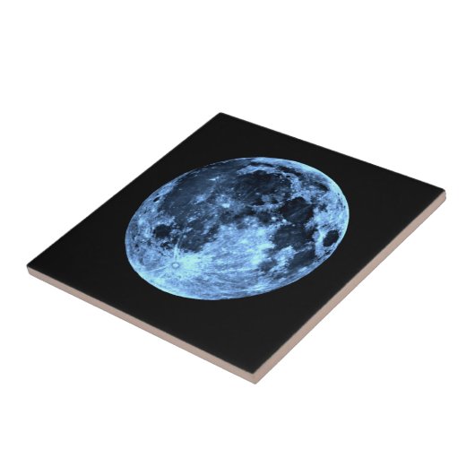 Blue Moon Tile Tegeltje (Zijkant)