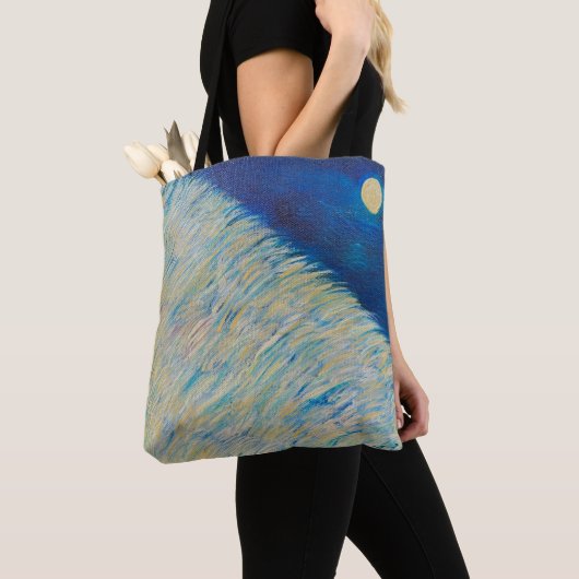 Blue Moon Tote, Shoulder Tote Tote Bag (Dichtbij)
