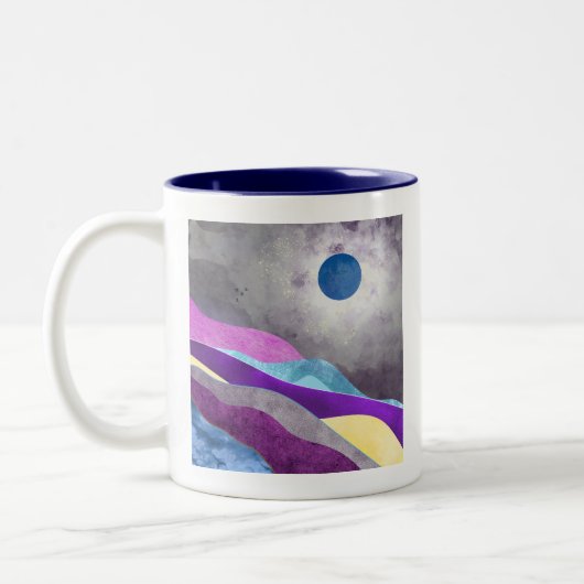 Blue Moon Tweekleurige Koffiemok (Links)