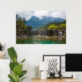Blue Moon Valley | Jade Dragon Snow Mountain Poster (Thuiskantoor)