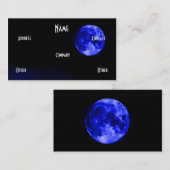 Blue Moon Visitekaartje (Voorkant / Achterkant)