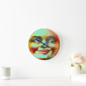 Blue Moon Wall klok (Huis)