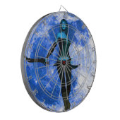 Blue Moon Warrior Dartbord (Voorkant Links)