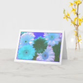 Blue Moon Wenskaart Kaart (Gele Bloem)