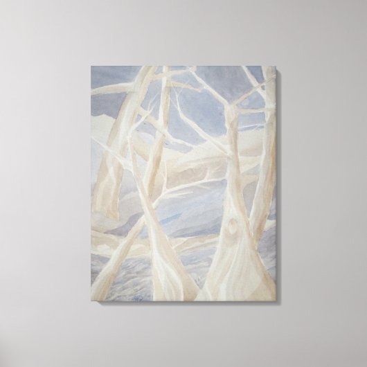 Blue Moon Wilds Canvas Afdruk (Voorkant)