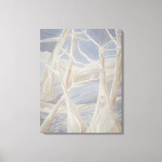 Blue Moon Wilds Canvas Afdruk (Voorkant)