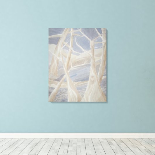 Blue Moon Wilds Canvas Afdruk (Insitu (Houten vloer))