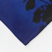 Blue Moon Wolf Fleece Blanket (Hoek)
