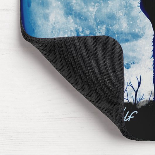 Blue Moon Wolf Muismat (Hoek)