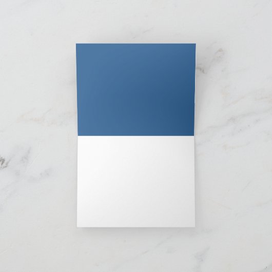 Blue Moon Wolf Note Kaart (Binnen)