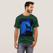 Blue Moon Wolf T-shirt (Voorkant volledig)
