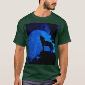 Blue Moon Wolf T-shirt (Voorkant)