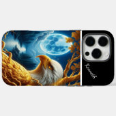 Blue Moon's Eagle Silhouette River Case-Mate iPhone Case (Achterkant (horizontaal))