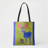 Blue Moose Lunch Tote Bag (Voorkant)