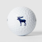 Blue Moose Silhouette Golfballen (Voorkant)