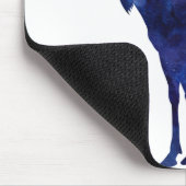 Blue Moose Silhouette Muismat (Hoek)