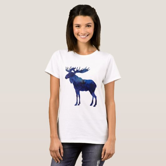 Blue Moose Silhouette T-shirt (Voorkant volledig)