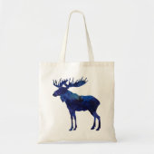 Blue Moose Silhouette Tote Bag (Voorkant)