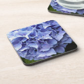 Blue Mophead Hydrangea Floral Bier Onderzetter (Linkerzijde)