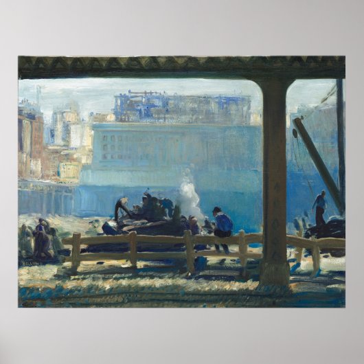 Blue Morning - George Bellows Fine Art Poster (Voorkant)